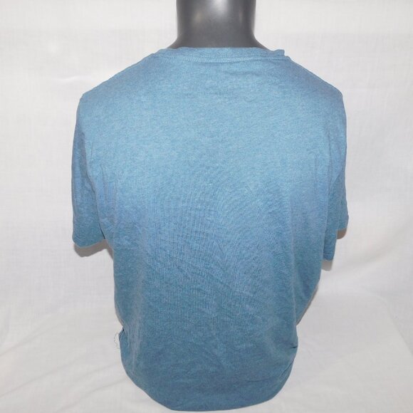 Buffalo David Bitton Mens 2XL Blue Gray Spellout T shirt - Picture 7 of 7